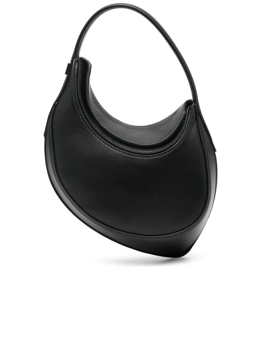 Mugler Smooth Grain Curveedge Shoulder Bag