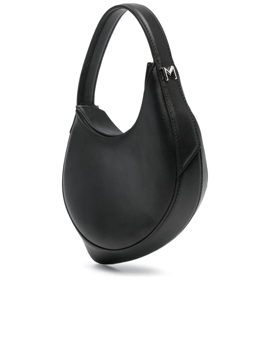 Mugler Smooth Grain Curveedge Shoulder Bag - Image 3