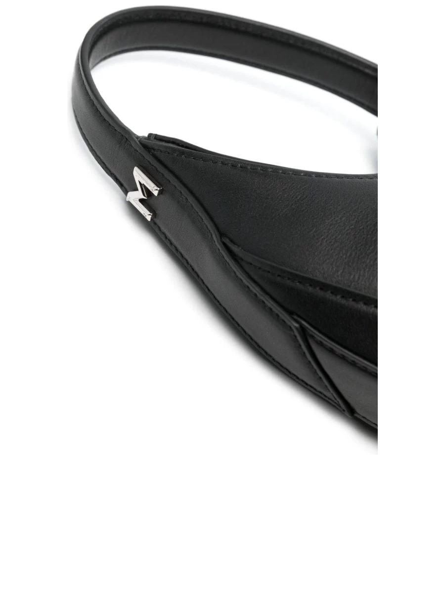 Mugler Smooth Grain Curveedge Shoulder Bag - Image 5