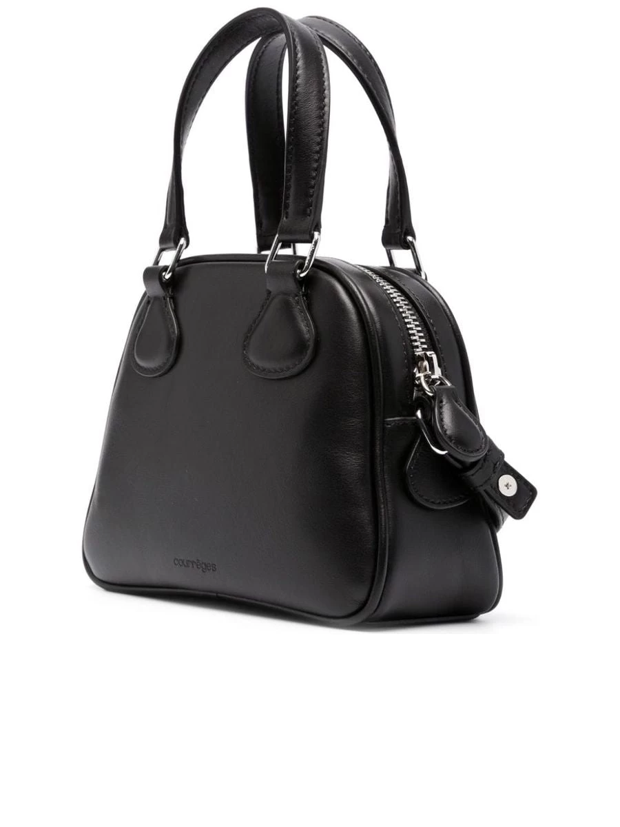 Smooth Grain Logo Patch Handbag - Image 3