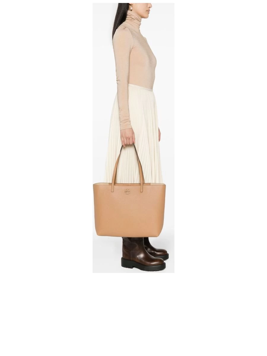 Tory Burch Grained Texture Shopper Bag - Image 3