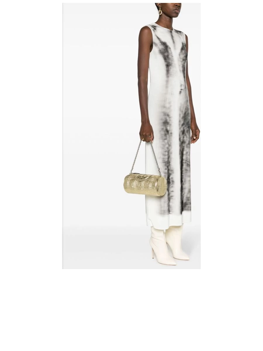 Tory Burch Metallic Texture Pipedtrim Shoulder Bag - Image 5