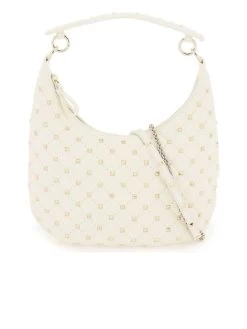 Valentino Garavani Small Rockstud Spike Hobo Bag