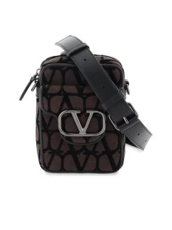 Valentino Garavani Mini Loc Toile Iconographe Crossbody