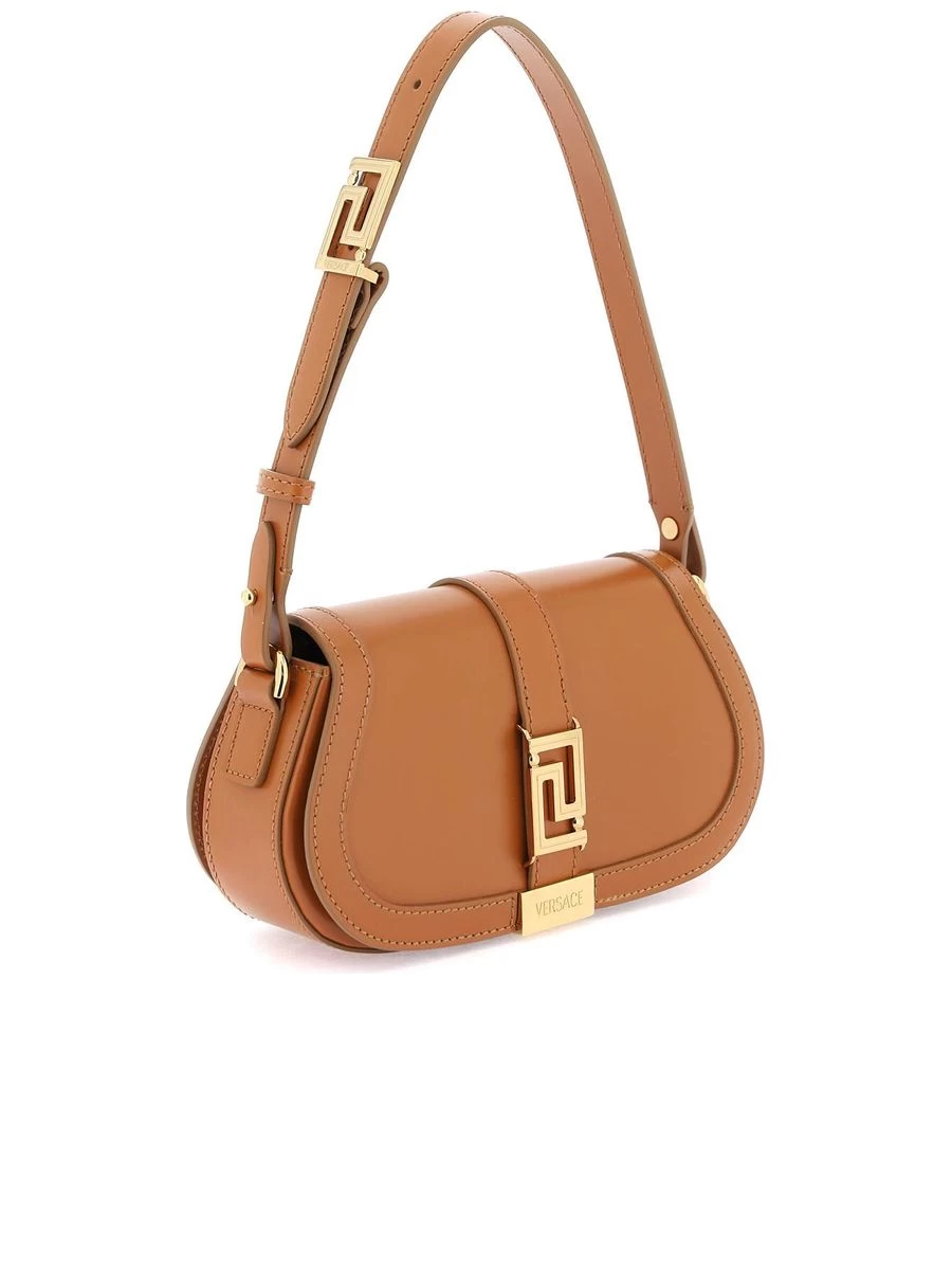 Versace Mini Shoulder Bag With Metal Greca Detail - Image 3