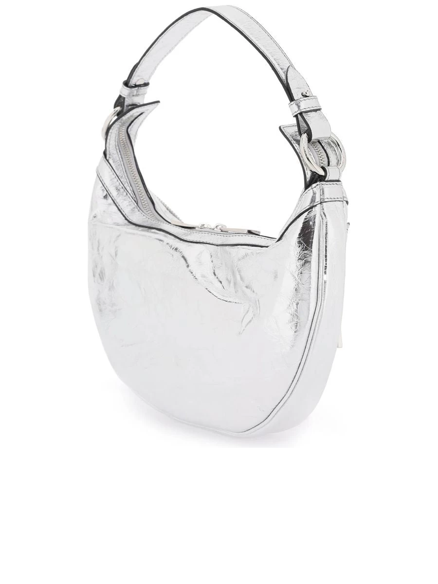 Versace Metallic Leather Repeat Hobo Bag - Image 2