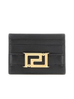 Versace Greca Goddess Leather Cardholder