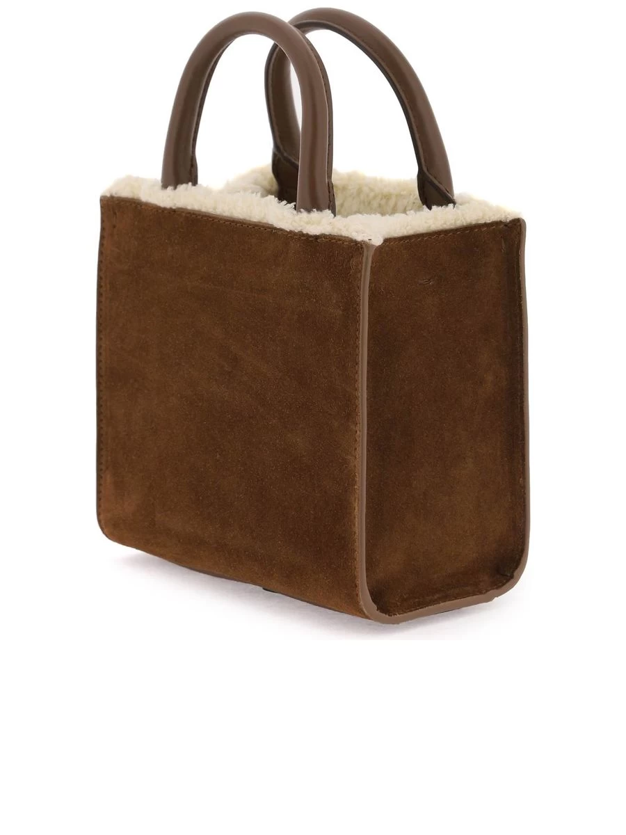 Dolce & Gabbana Tote Bag With Suede And Shearling Details - Image 2