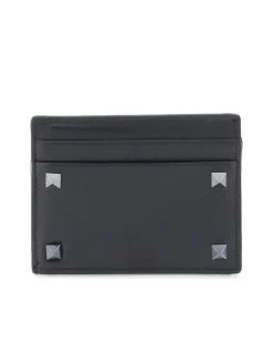 Valentino Garavani Rockstud Leather Card Holder