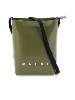 Marni Coated Canvas Crossbody