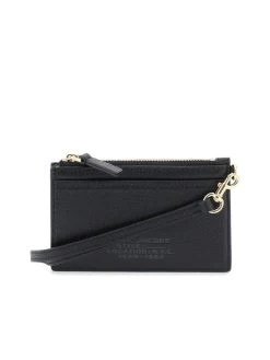 Marc Jacobs The Leather Top Zip Wristlet