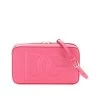 Dolce & Gabbana Leather Camera Bag With Logo Embossment