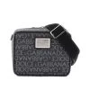 Dolce & Gabbana Coated Jacquard Messenger Bag