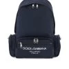 Dolce & Gabbana Nylon Backpack With Rubberized Logo