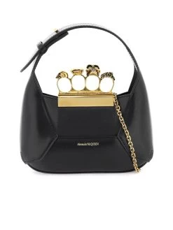 Alexander McQueen The Jewelled Hobo Mini Bag