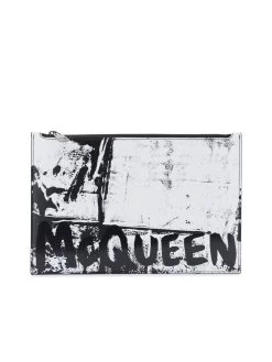 Alexander McQueen Graffiti Flat Pouch