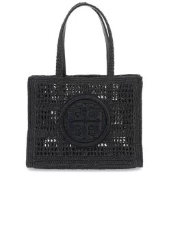 Tory Burch Ella Crochet Raffia Tote Bag