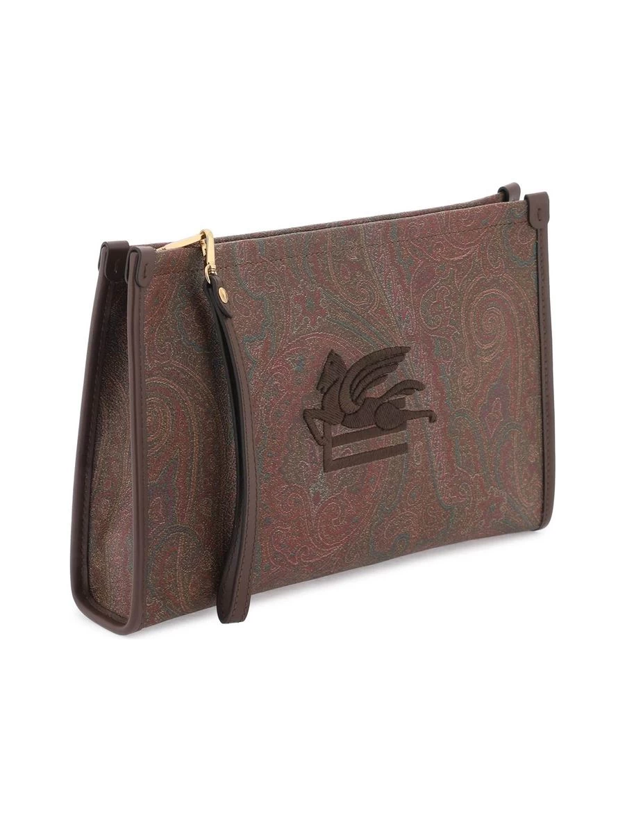 Etro Paisley Pouch With Embroidery - Image 3