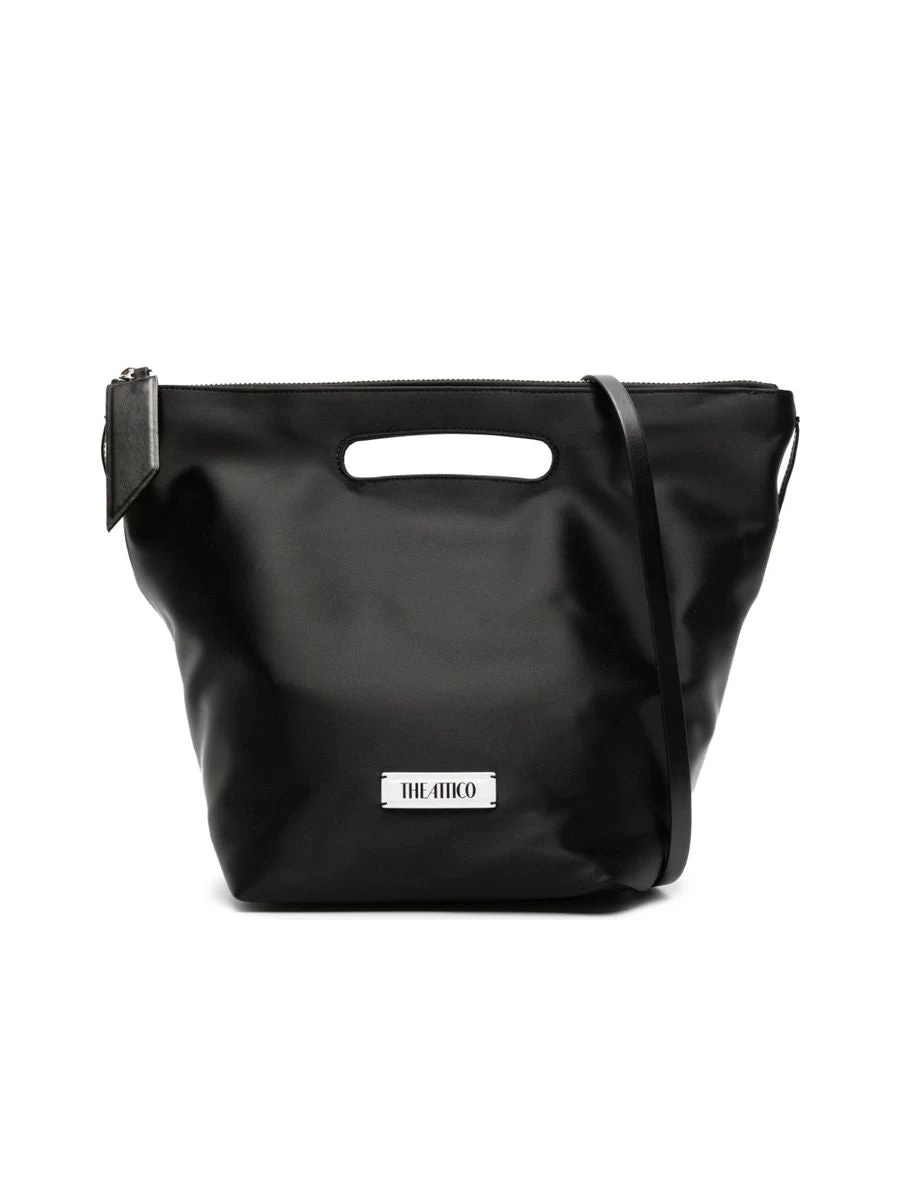 Elegant Shopper With Logo Detail