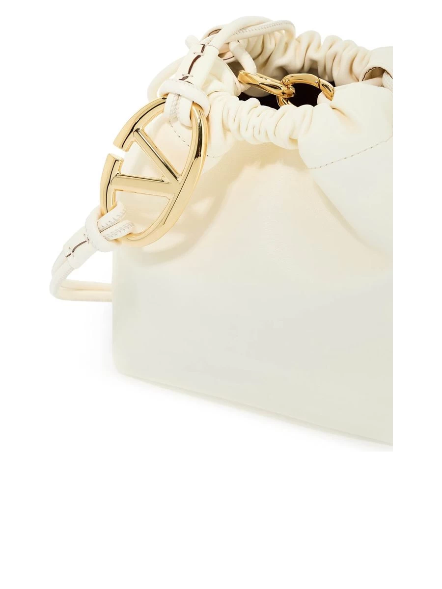 Valentino Garavani Mini Vlogo Bucket Bag With Pouf - Image 3