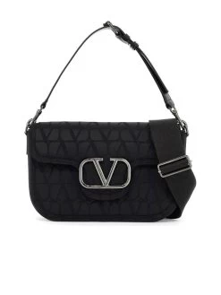 Valentino Garavani Iconographer Toile Shoulder Bag
