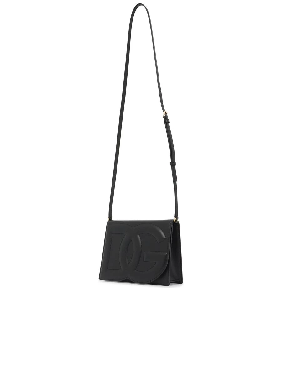 Dolce & Gabbana Leather DG Logo Crossbody Bag - Image 3