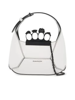 Alexander McQueen Mini Jewelled Hobo Bag