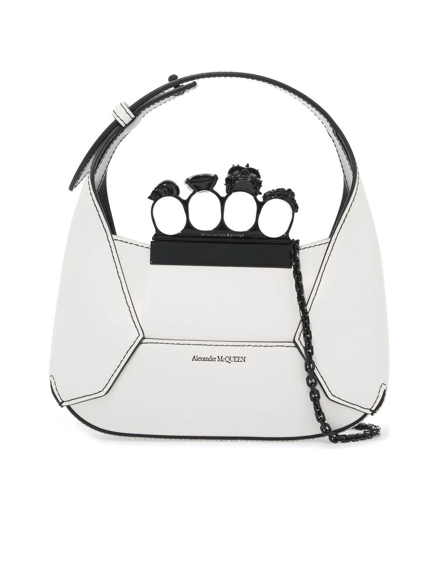 Alexander McQueen Mini Jewelled Hobo Bag