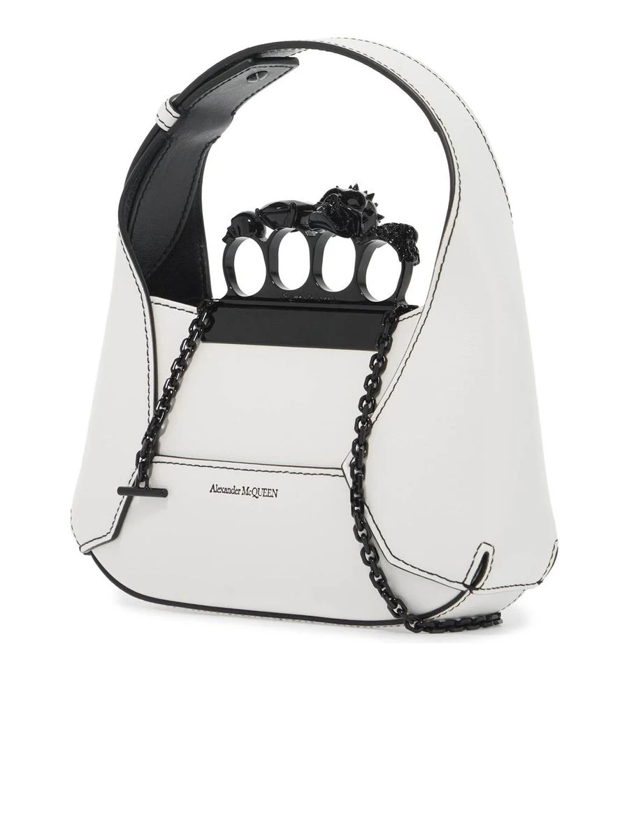 Alexander McQueen Mini Jewelled Hobo Bag - Image 3