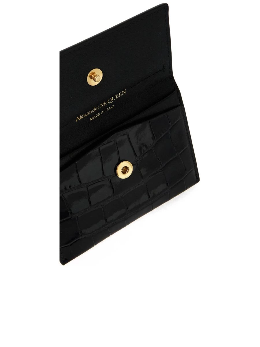 Alexander McQueen Envelope Skull Cardholder - Image 2