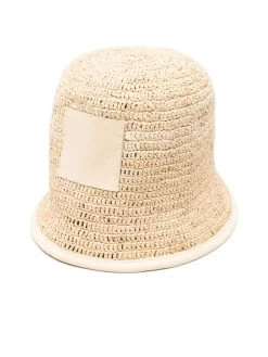 Jacquemus Woven Design Raffia Hat