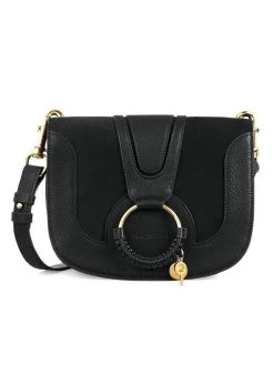 See By Chloé Hana Leather & Suede Shoulder Bag In Black