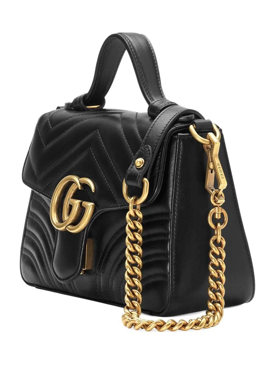 Gucci GG Marmont Mini Top Handle Bag - Image 2