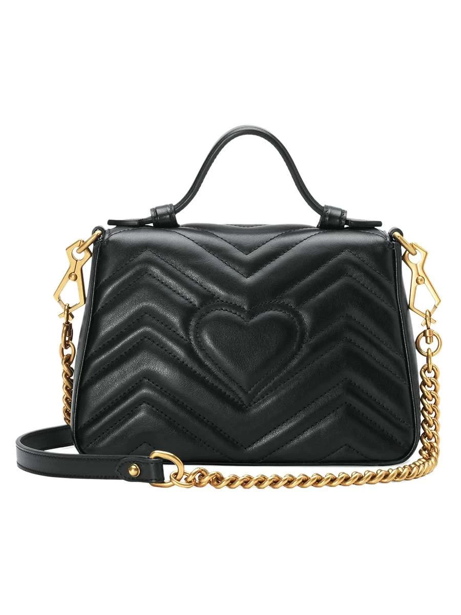 Gucci GG Marmont Mini Top Handle Bag - Image 9