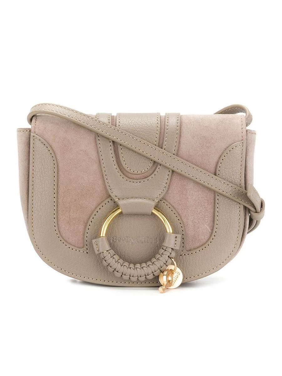See By ChloƩ Mini Hana Shoulder Bag In Motty Grey