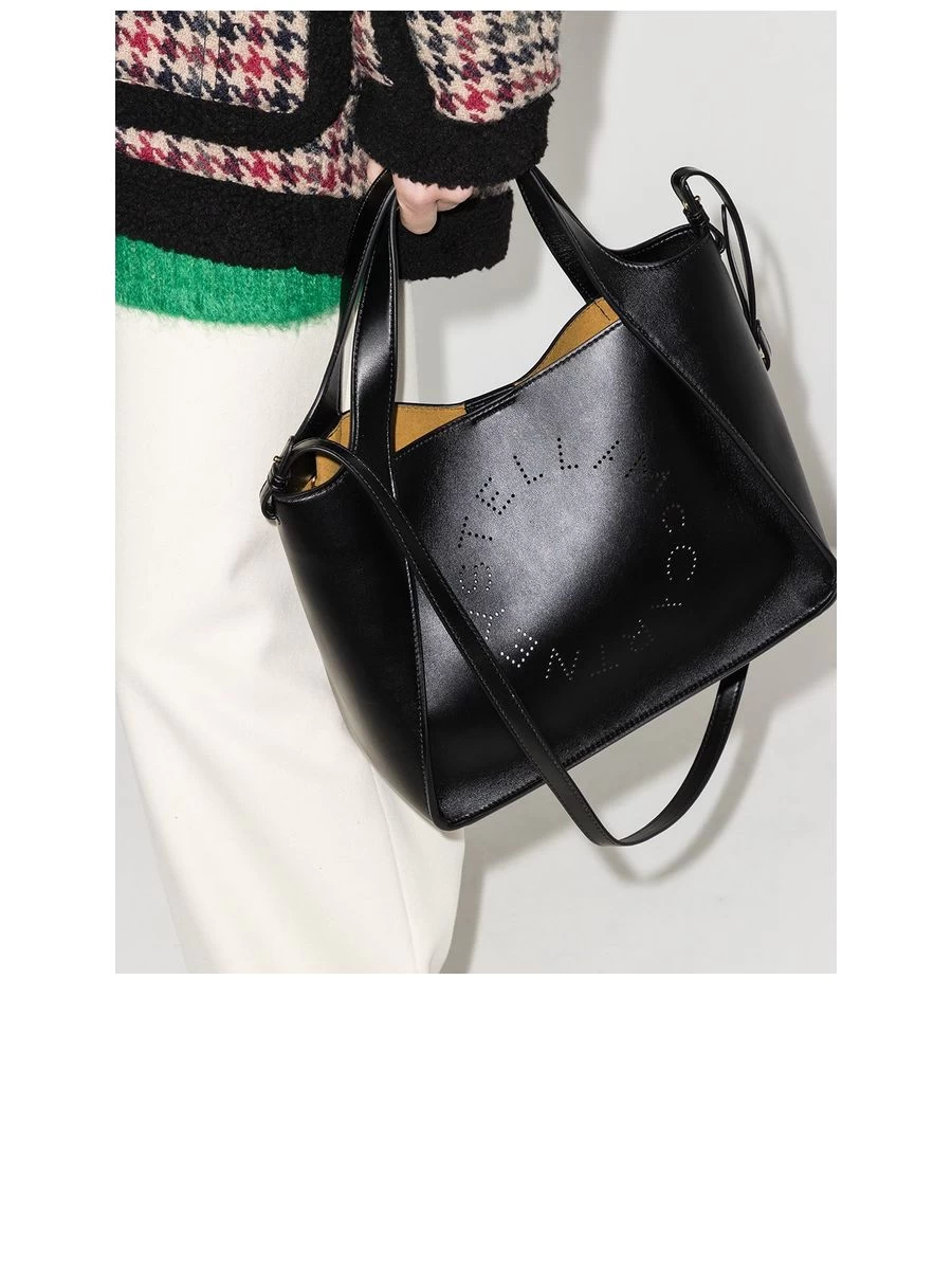 STELLA MCCARTNEY Shopper Bag With Pierced Logo Detail - Image 5