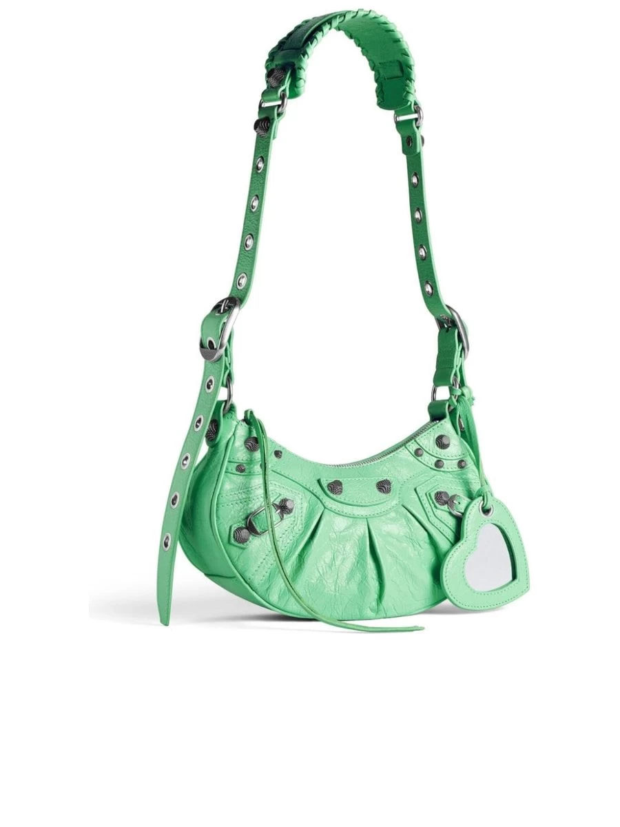 Balenciaga Le Cagole XS Shoulder Bag In Light Green - Image 3