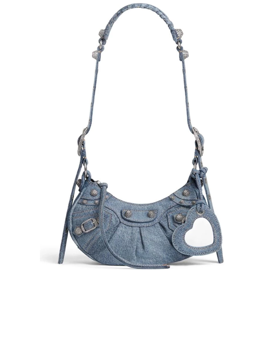 Balenciaga Le Cagole XS Shoulder Bag In Denim