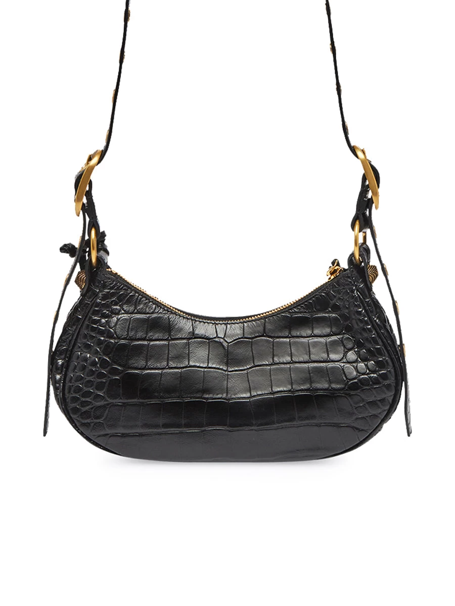 Balenciaga Le Cagole XS Shoulder Bag Crocodile Embossed - Image 6