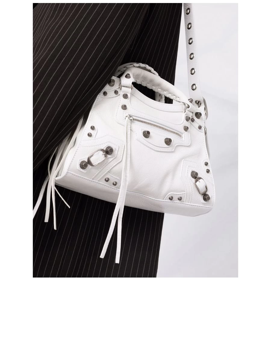 Balenciaga Neo Cagole XS Handbag In Optic White - Image 2