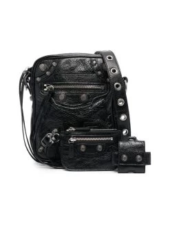 Balenciaga Le Cagole Crossbody Bag In Black