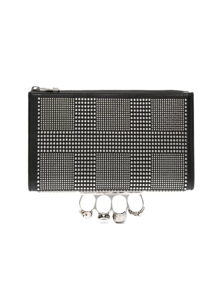 Alexander McQueen Studded Knuckleduster Clutch