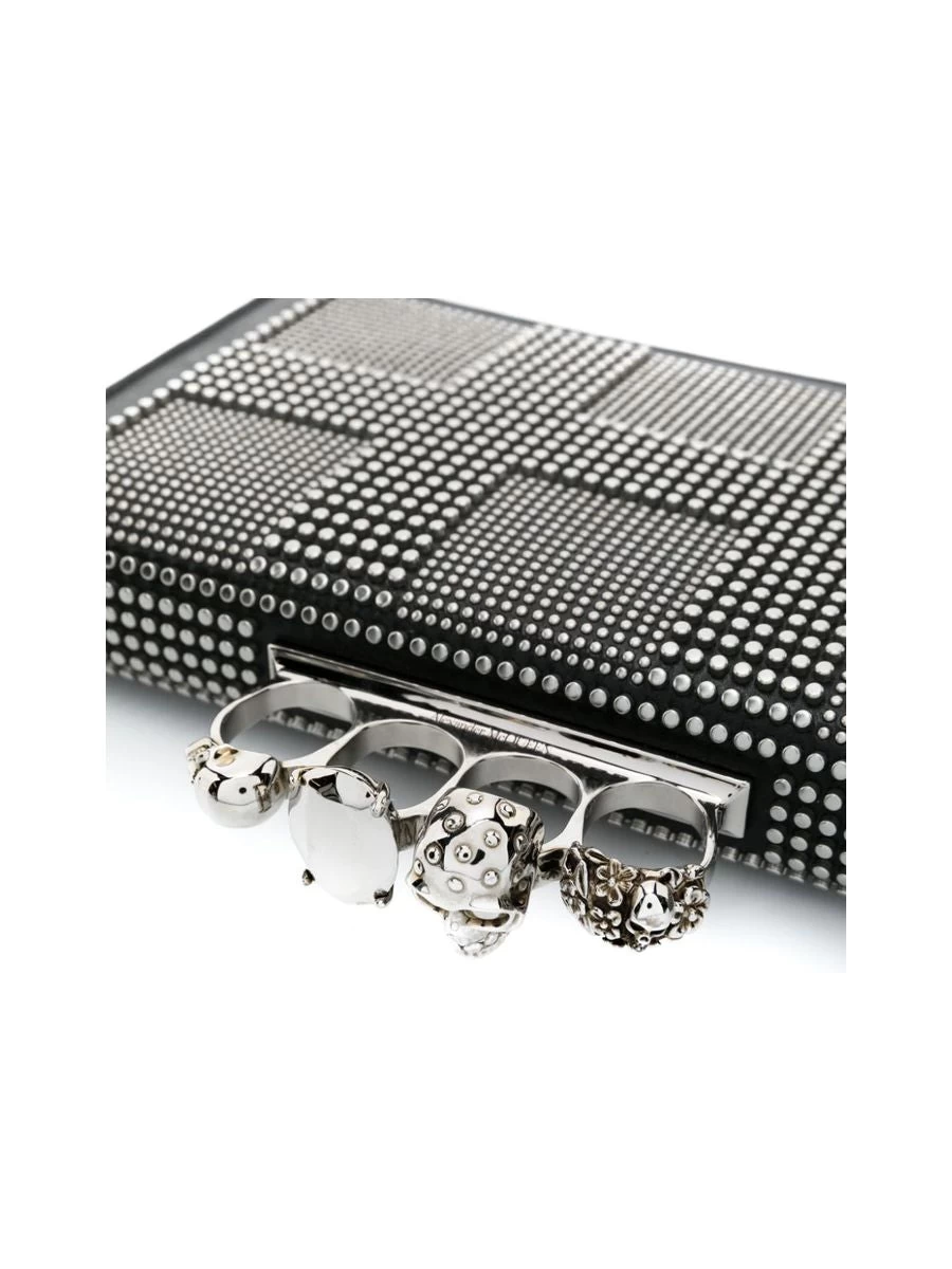 Alexander McQueen Studded Knuckleduster Clutch - Image 4