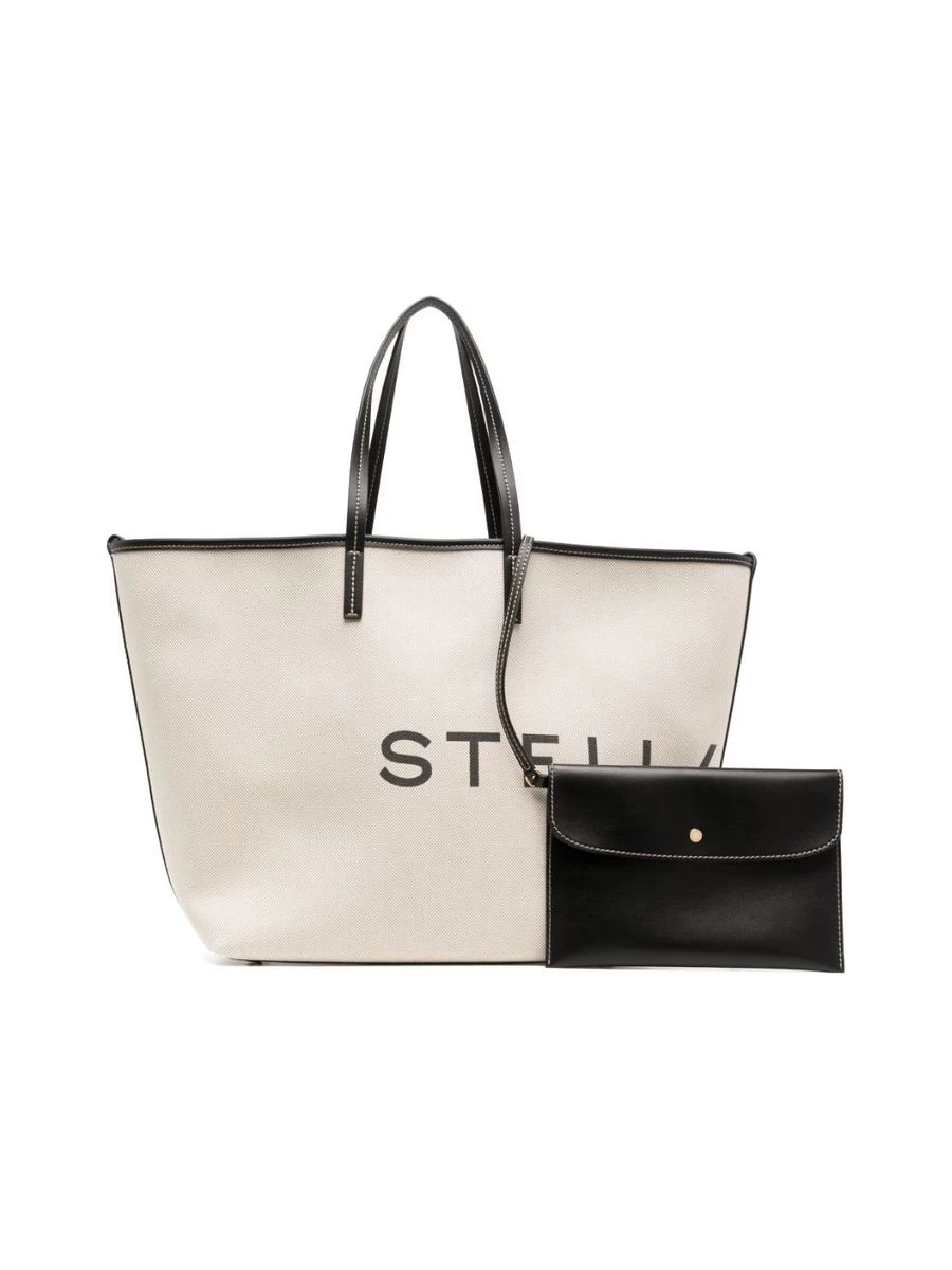 STELLA MCCARTNEY Cotton Shopper Tote Bag - Image 2