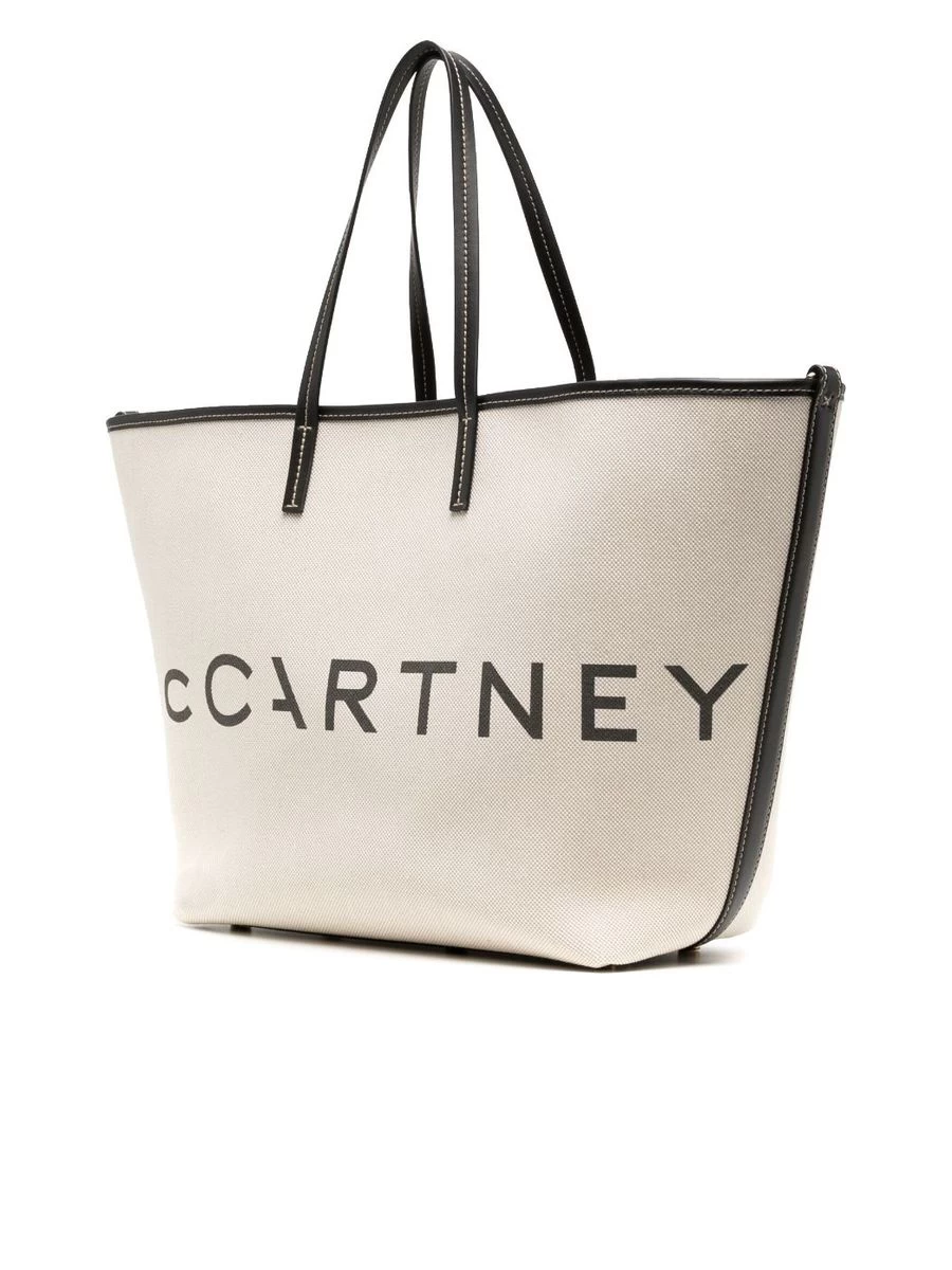 STELLA MCCARTNEY Cotton Shopper Tote Bag - Image 5