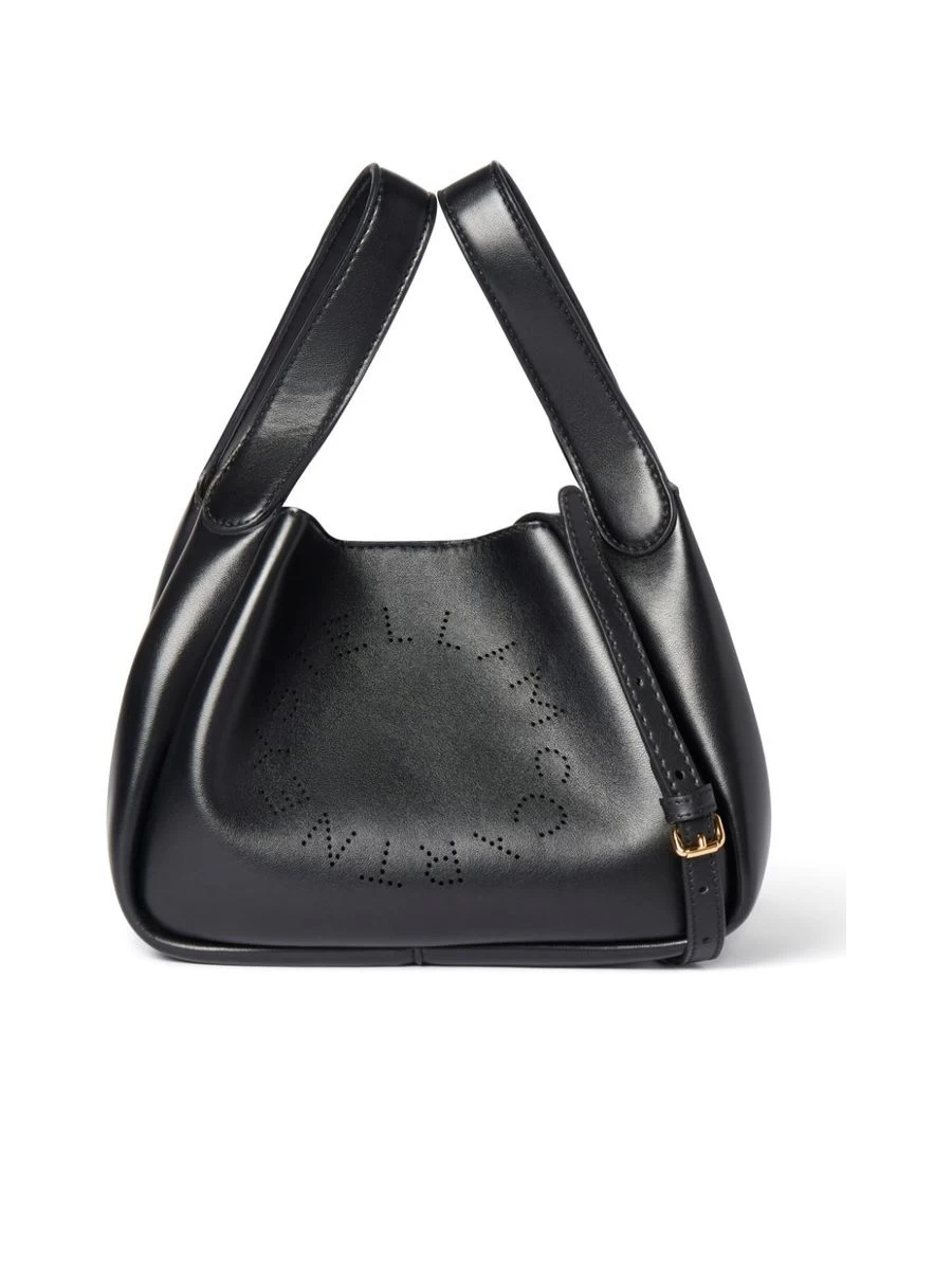 STELLA MCCARTNEY Perforated Logo Detail Shoulder Bag