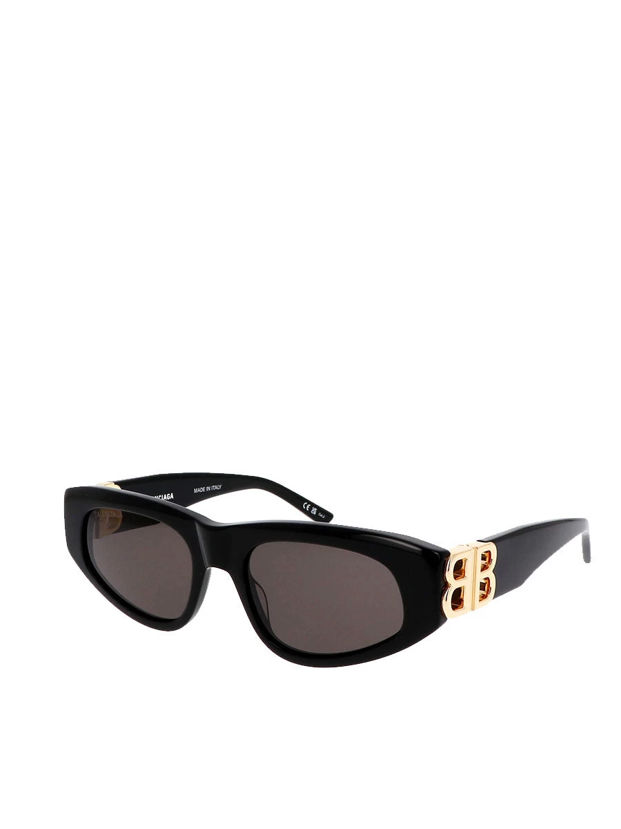 Balenciaga Dynasty D-Frame Sunglasses BB0095S In Black