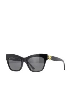 Balenciaga Dynasty Butterfly Sunglasses BB0132S In Black