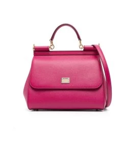 Dolce & Gabbana Large Sicily Leather Tote