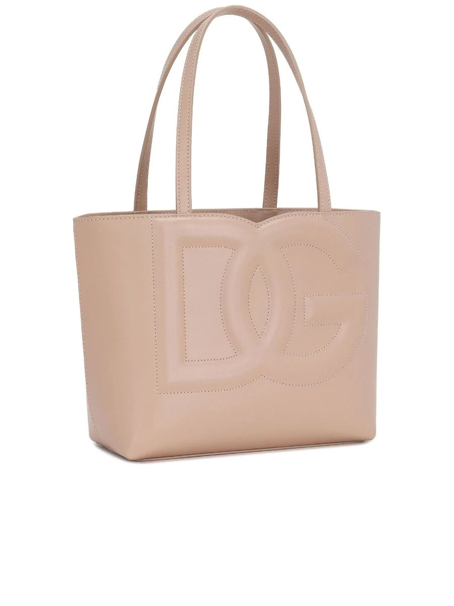 Dolce & Gabbana Shopper Bag With Embossed Logo And Quilted Finish - Image 3